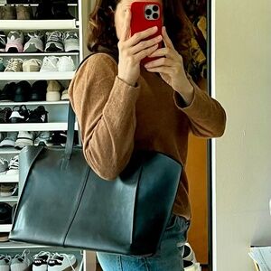 Mansur Gavriel Black Tote Bag